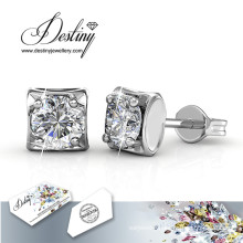 Destiny Jewellery Crystals From Swarovski Square Earrings
